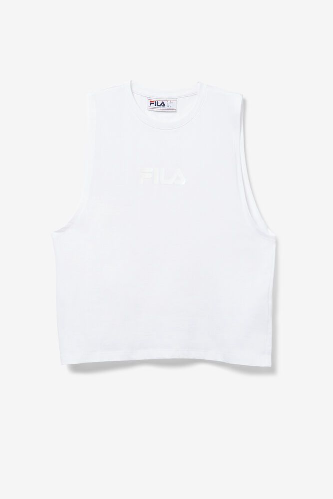 Fila Tank Top Womens White Diella - Ireland 02457-UHXC